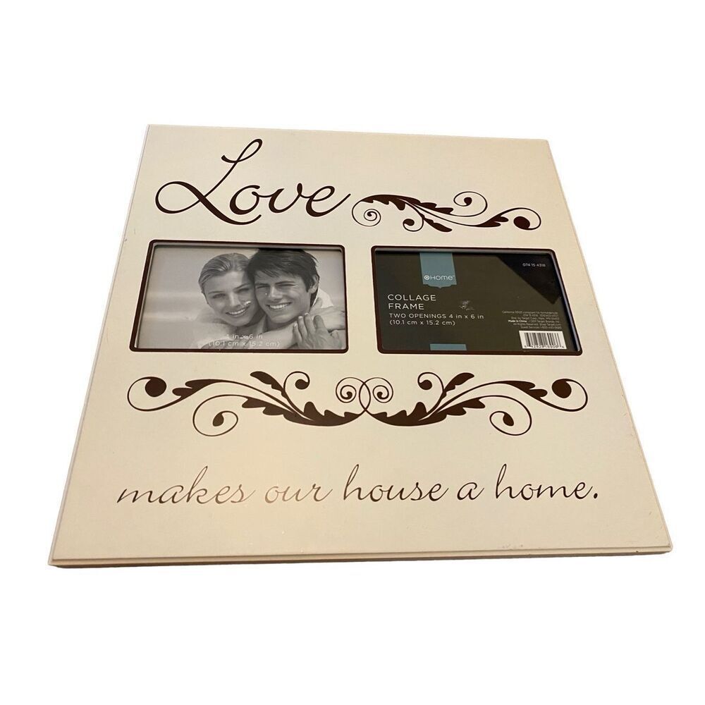 14 x 14 Wall Mounted Love Collage Picture Frame Home Decorations Photo
